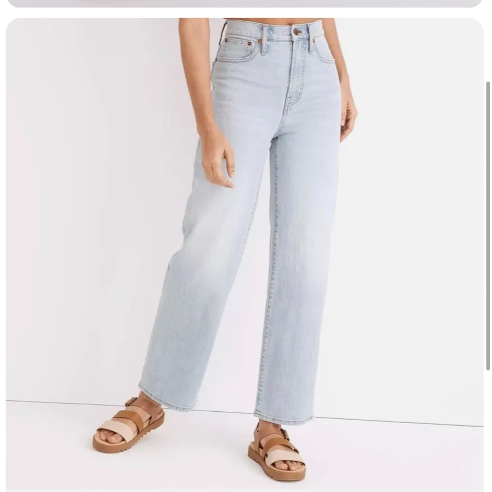 Madewell Perfect Vintage Wide-Leg Crop Jean size 28